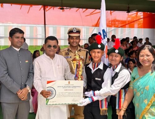 Sampoorna Kendra Vidyalaya has secured 1st position in the 79th Independence Day